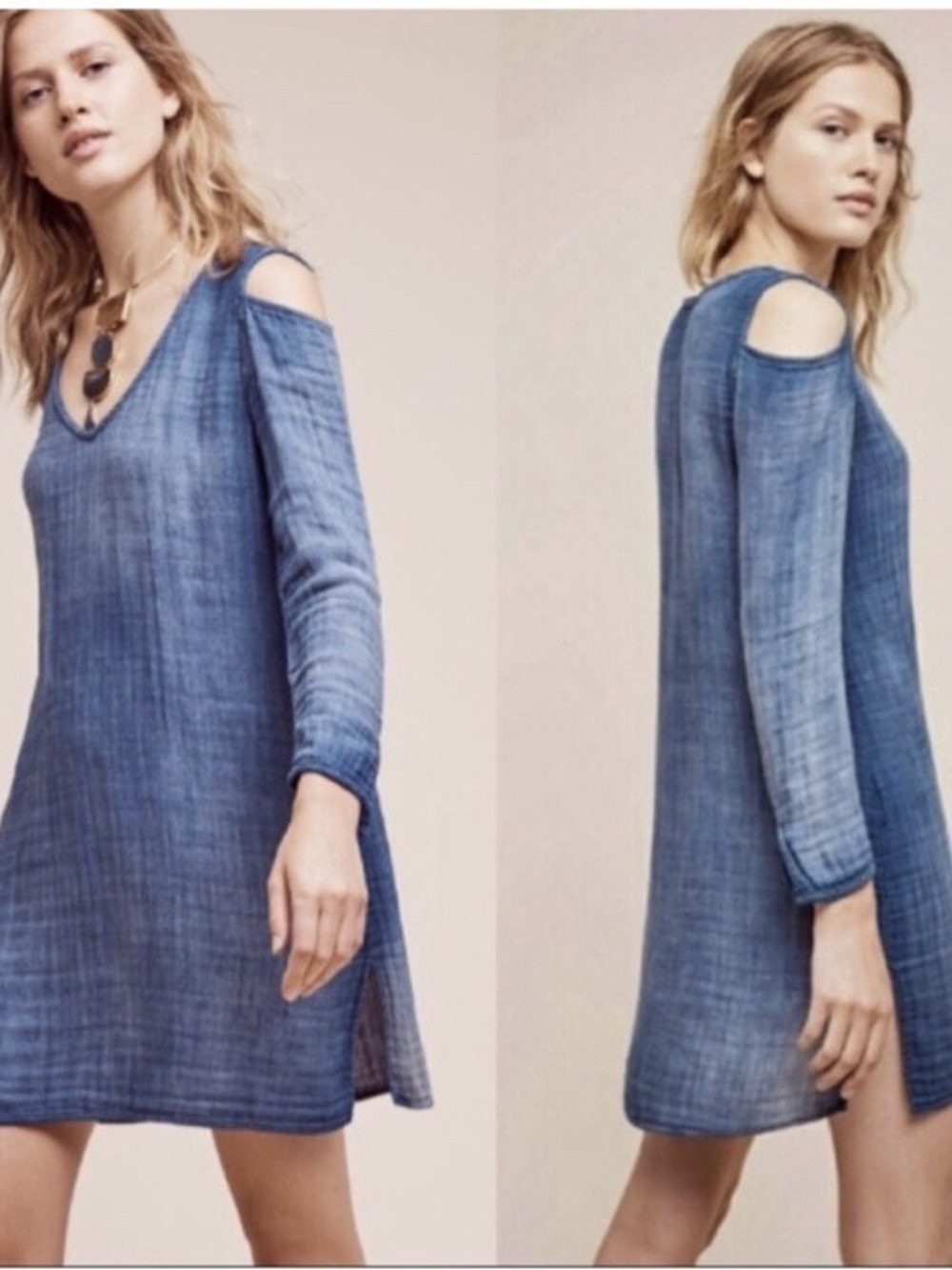 Cloth & Stone 100% Cotton Gauze Shift Dress | Small | Anthropologie